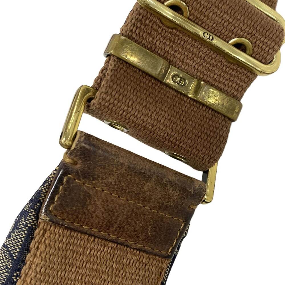 Christian Dior DIOR/ChristianDior Street Chic, Trotter Shoulder Bag Navy Cream - Picture 15 of 15